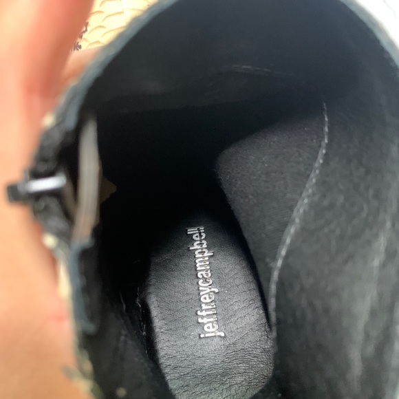 Jeffrey Campbell Snake print pointed toe booties - Picture 8 of 10